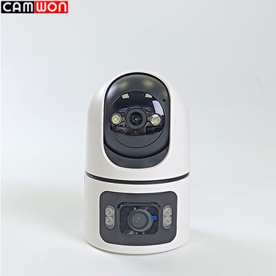 Wireless WiFi Indoor Security Camera Dual Lens 4MP AI Human Motion Detection Alert 