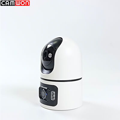 Two Way Audio Indoor WiFi Camera Dual Lens HD Wireless WiFi Camera 4MP