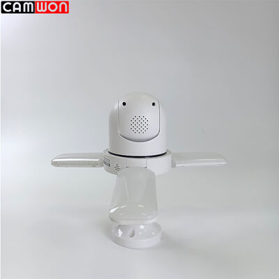 2.4G WiFi PTZ Camera White E27 Bulb WiFi Camera OEM / ODM For Home Security Surveillance