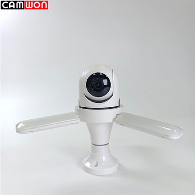 2.4G WiFi PTZ Camera White E27 Bulb WiFi Camera OEM / ODM For Home Security Surveillance