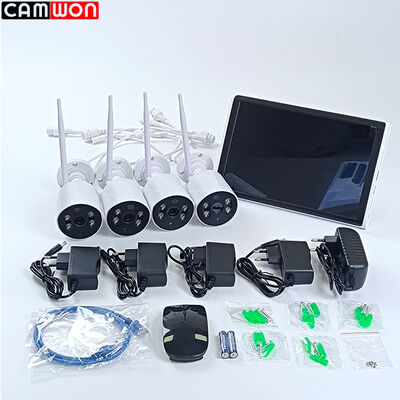 Outdoor LCD NVR System 4CH 8CH CCTV Security Camera System OEM / ODM
