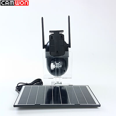 8MP Wireless Outdoor Solar Camera 2.4Ghz 5Ghz 24 Hours Security Camera With 8w Solar Panel