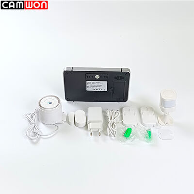 Touch Screen Smart WiFi Alarm System OEM / ODM WiFi Home Security Alarm System