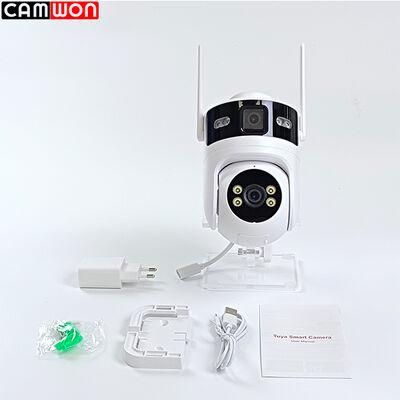 Motion Detection Multiple Lens Camera 8MP 4K Outdoor WiFi Security Camera SD And Cloud Storage