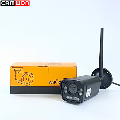 Two Way Audio Bullet Outdoor TF Card Slot Full Color CCTV Security HD Network Camera