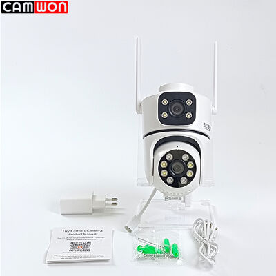 2MP Outdoor WiFi Camera Dual Lens PTZ Security Camera Two Way Audio Motion Detection