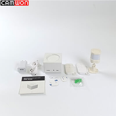 110dB Tuya Smart Alarm 433mHz Tuya WiFi Alarm System With Motion Detector Door Sensor Remote Control