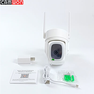 Tuya Outdoor WiFi Camera 360 Degree Pan Tilt Zoom Camera 2K 2.4Ghz