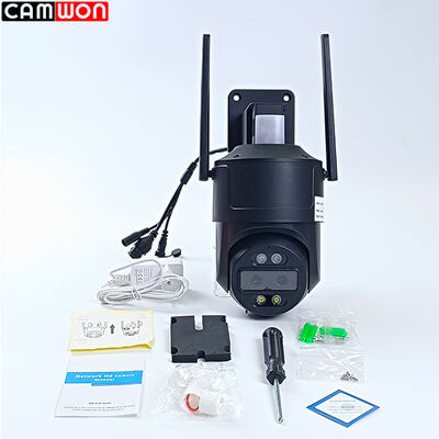 8MP Home WiFi Camera Dual Lens Outdoor Dome Security Camera Night Vision 4K