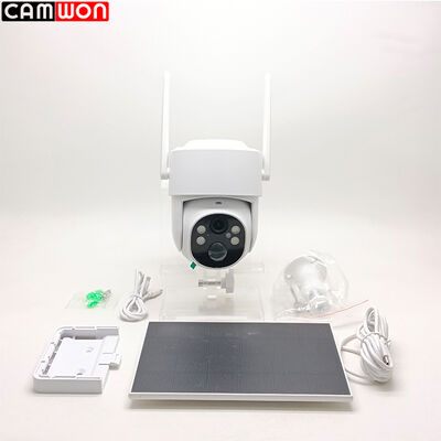 IP66 Solar WiFi IP Camera Outdoor Wide Angle IP Camera 4MP With 3W Solar Panel 7800mAh Battery