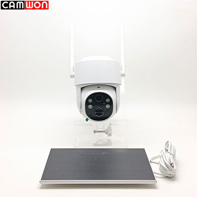 IP66 PTZ WiFi Solar Camera Full Color Night Vision Low Power Solar Camera 4MP / 2K