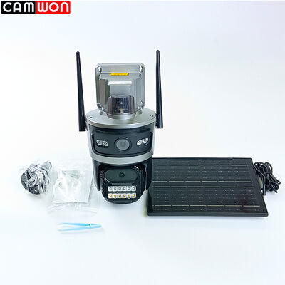 Outdoor 24h Recording Camera Solar PTZ Surveillance Camera 2K