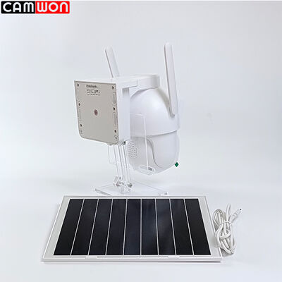 Dual Lens Outdoor WiFi Camera 4G PTZ Solar Camera Low Power Motion Detection