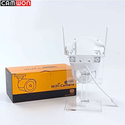 OEM / ODM Outdoor WiFi Camera Tuya Wireless WiFi PTZ Camera With 3 Lens 3 Screen