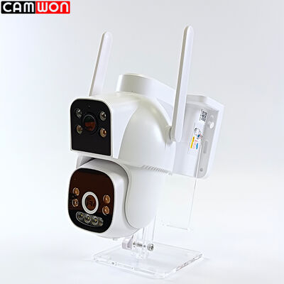 4G LTE Camera Dual Lens Solar Panel Battery Powered AOV 24/7 Recording Security Camera