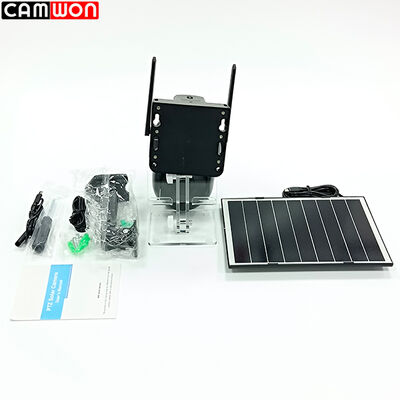 8W Solar Panel HD 4MP Security Camera Wireless WiFi Outdoor PTZ CCTV Surveillance Camera