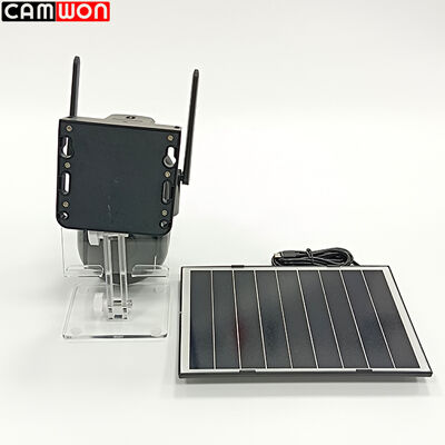4MP Solar Powered Surveillance CCTV Security Camera With AOV PTZ Dual Lens for Outdoor