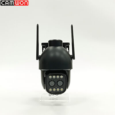 AOV Dual Lens Dual View Solar Camera Security PTZ Alarm 24/7 Recording Cctv Camera