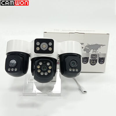 Factory Wholesale 3 Lens 3 Screen Tuya WiFi Outdoor PTZ Smart Home Security Camera 