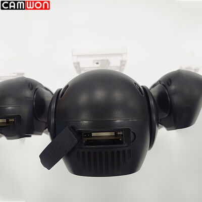 8MP AOV 4G LTE Solar Camera Four Lens 16000mah Outdoor Security Camera 24/7 AOV Recording
