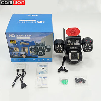 WiFi 4 Lens Camera WIFI 8MP PTZ Four Lens Wireless CCTV Outdoor Security Camera CCTV