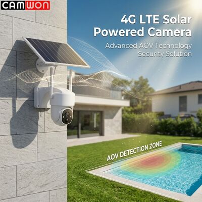 Smart AOV Solar Camera 4G Sim Card Solar Security Camera Outdoor