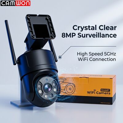 8MP 4K Multiple Lens Camera 5Ghz Dual Lens CCTV Camera Outdoor