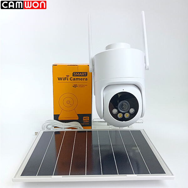 OEM / ODM Infrared Night Vision Security Camera 4MP 4G Solar CCTV Camera