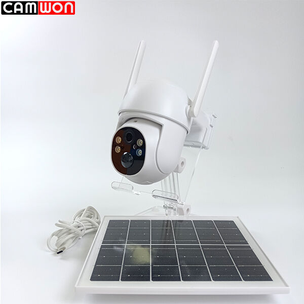 4MP WiFi Solar Camera Wireless PTZ Solar Battery Camera Outdoor