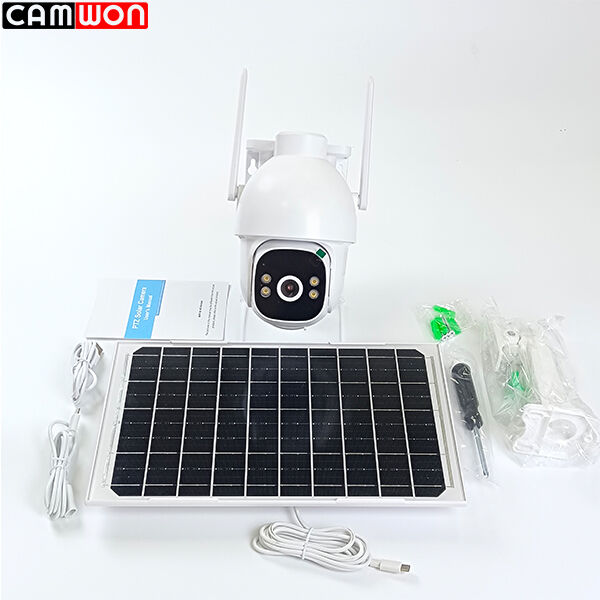 3MP Outdoor CCTV Security Camera AOV 24H WiFi PTZ Solar Camera Lower Power