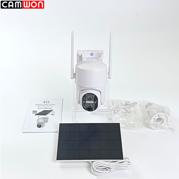 Wireless Battery Powered Camera Motion Detection PTZ Rotating Camera 2MP
