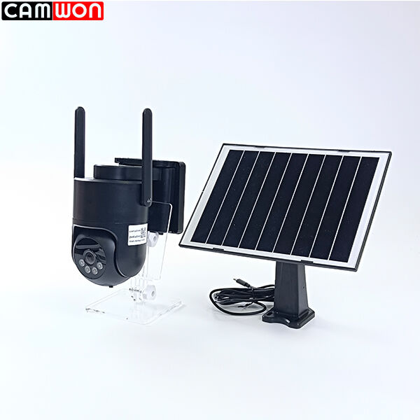3MP HD AOV Security Camera Waterproof PTZ Solar CCTV Camera With Solar Panel