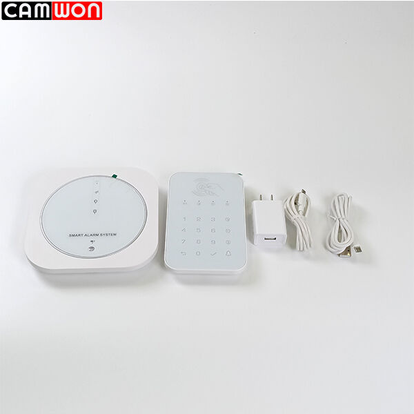 Compact Tuya Smart Alarm 2G 4G GSM WiFi Alarm System With PIR Motion Sensor