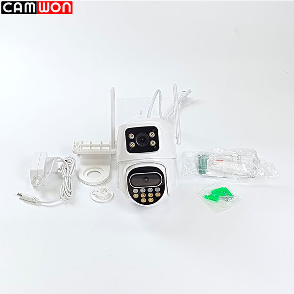 6MP Outdoor Dual Lens Wireless Ip Camera Cctv ICsee Wifi Dual Lens Ptz Network Camera