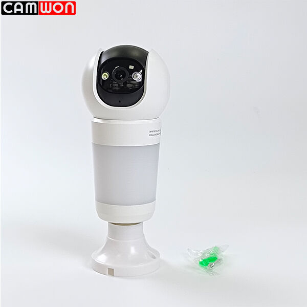 Bulb Camera Security Smart WiFi Mini Wide Angle Night Vision SD Card & Cloud Storage