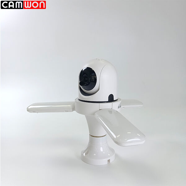 Auto Tracking Indoor Home WiFi Camera 3MP E27 Floodlight WiFi PTZ Bulb Camera