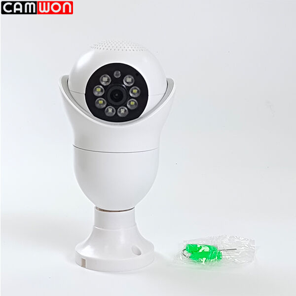 Home Security CCTV PTZ Camera Tuya 3MP Light Bulb Safe Camera Home WiFi Voice Alarm