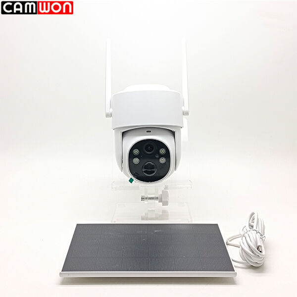 IP66 PTZ WiFi Solar Camera Full Color Night Vision Low Power Solar Camera 4MP / 2K
