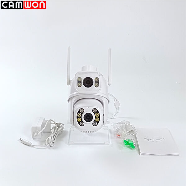 6MP Outdoor Wireless Security Camera WiFi CCTV ICSEE Dual Camera