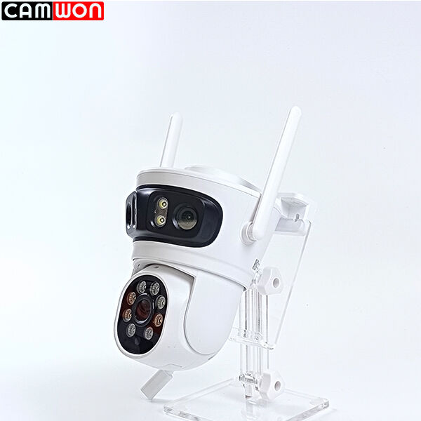5V 3 Lens Security Camera OEM ODM WiFi IP PTZ Camera Tuya Alarm System