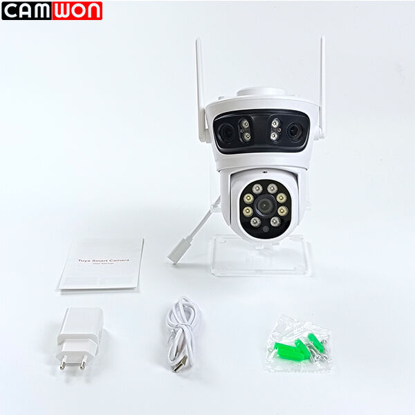 Night Vision Home WiFi Camera Tuya Smart Surveillance Camera 6MP With 3 Lens