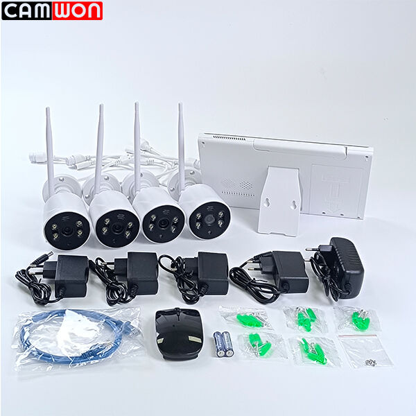 3MP Tuya Security System 4 CH Wireless Security Camera System