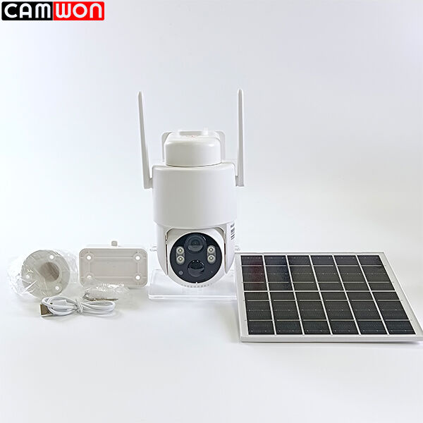 4G LTE Solar Powered 3MP Security Camera 1-Year Free Data VSIM Card 2K Outdoor Camera