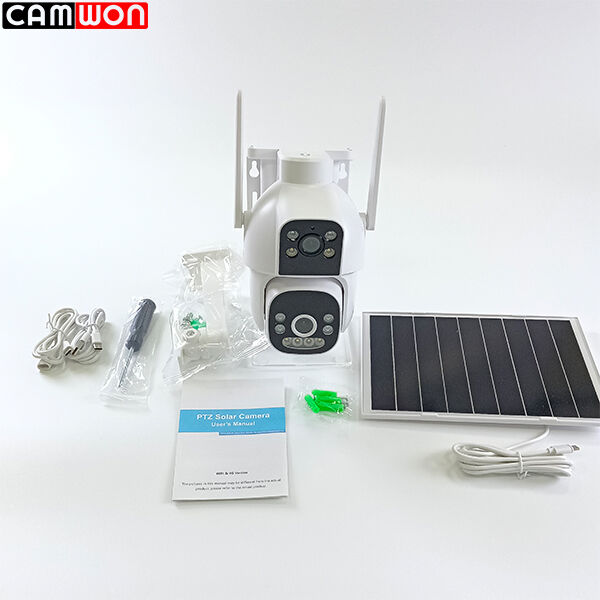 AOV Dual Lens AOV PTZ Wireless Outdoor CCTV Surveillance Camera 4G Smart Home Camera